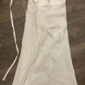 Wilfred Linen Wrap Skirt